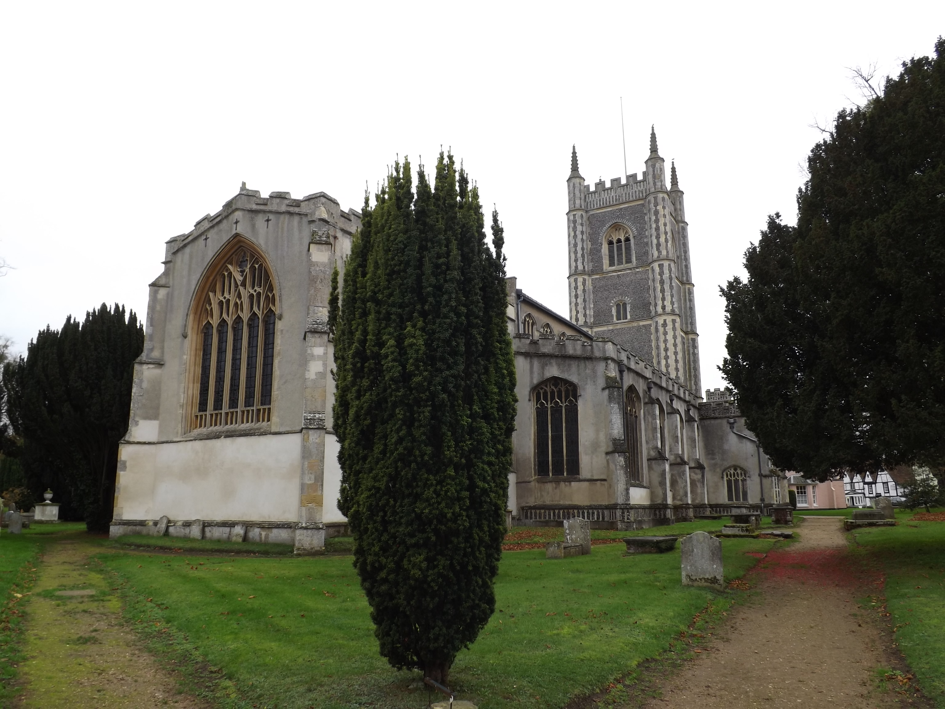 St Mary's Church, Dedham, viewed from the street