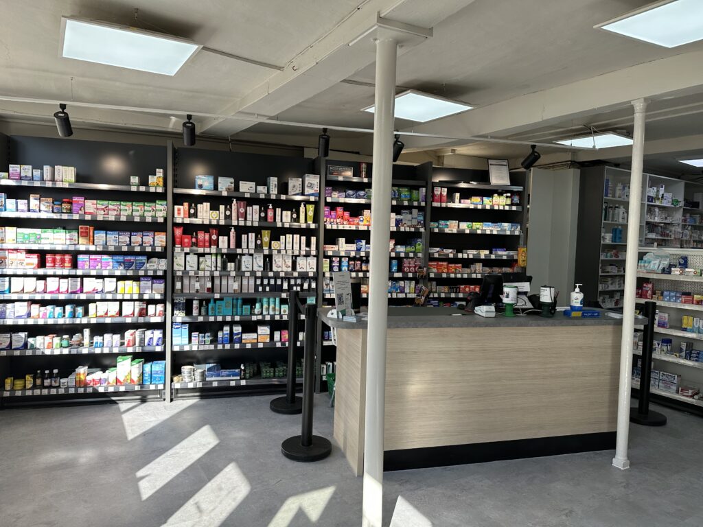 Inside Dedham Pharmacy